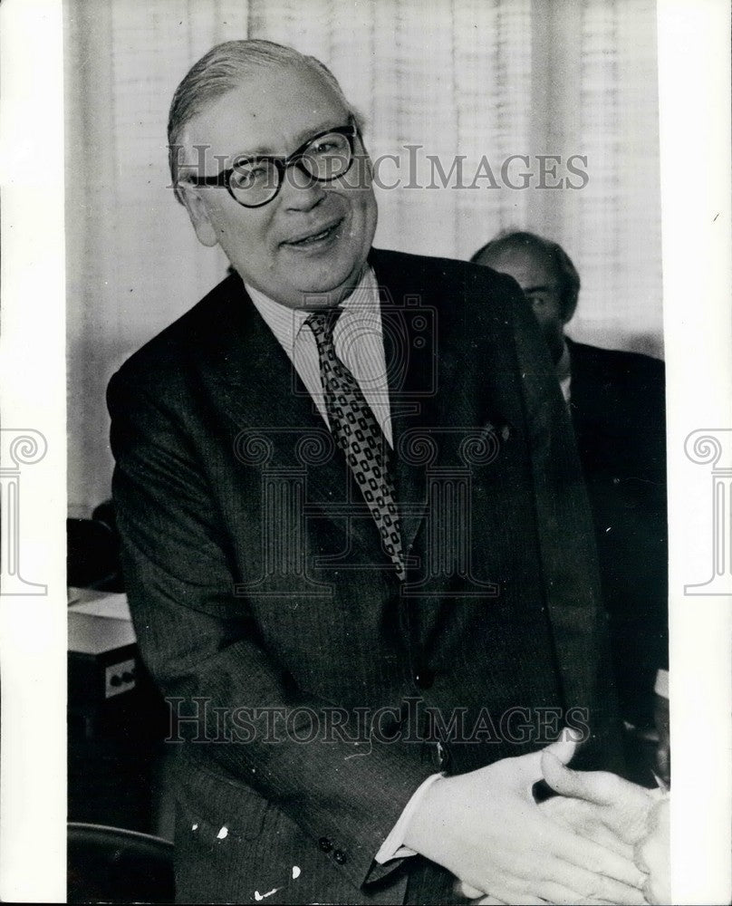 1971, Britain's Chief Negotiator Geoffrey Rippon - KSB39171 - Historic Images