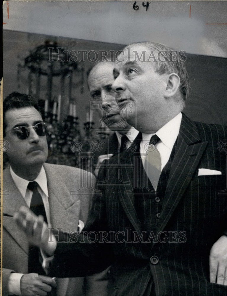 1953 Press Photo M. Georges Bidault - Historic Images