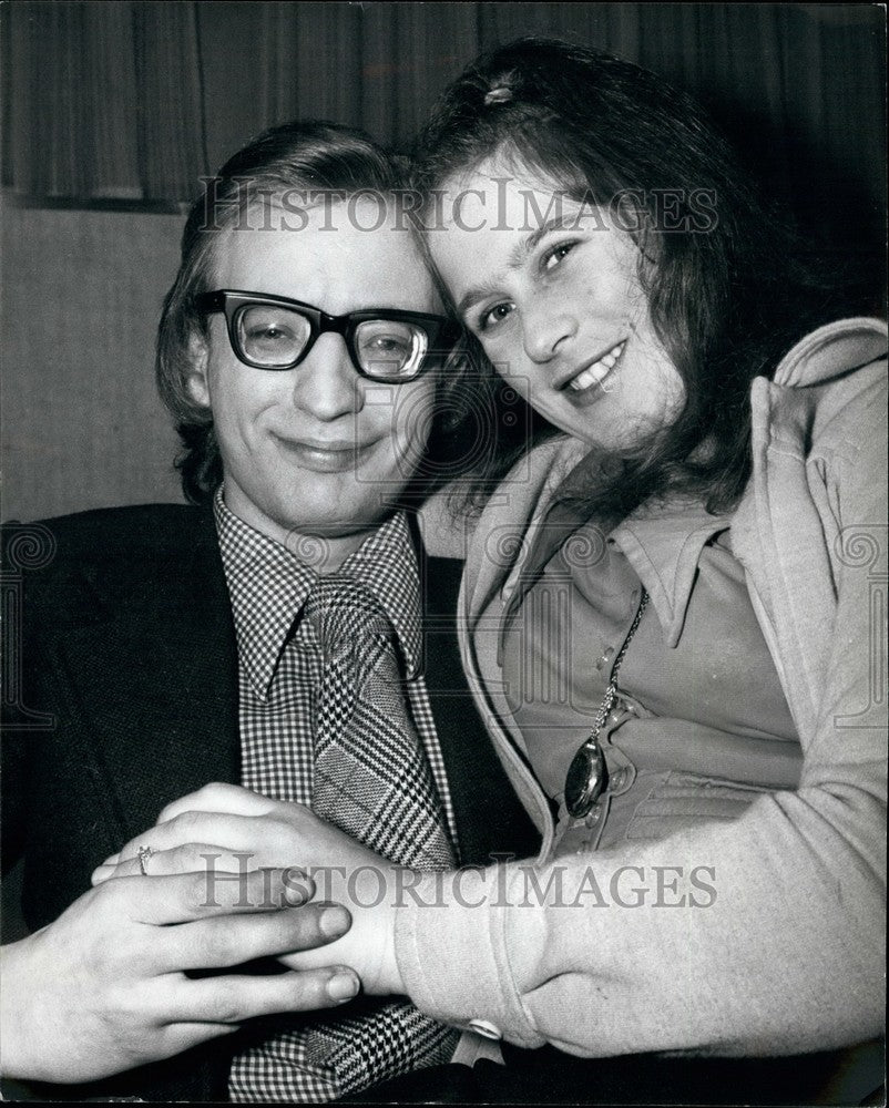 1974 Press Photo Andy Blooman who went on TV looking for love is engaged - Historic Images