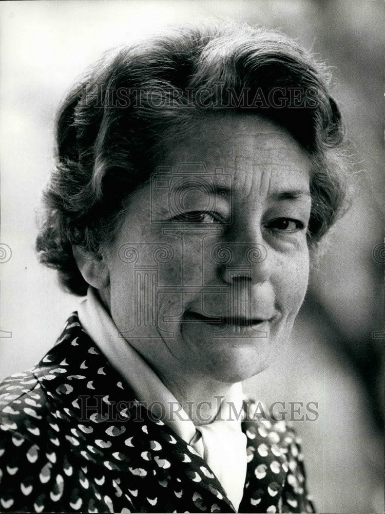 1977, Mrs. Elizabeth Blunschy,,Swiss chamber of Deputies Pres - Historic Images