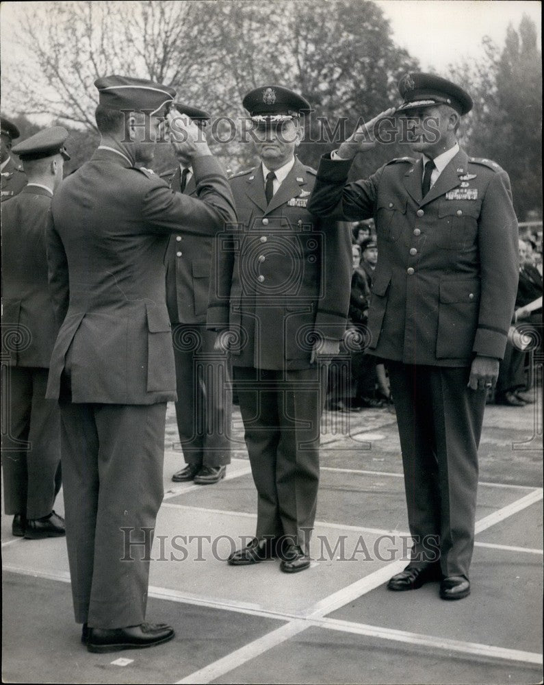 1966 Press Photo Change of Command ceremony at R.A.F. Northolt - KSB39443-Historic Images