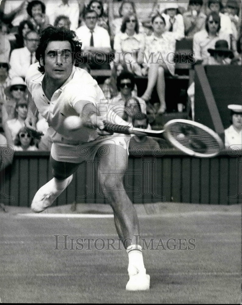 1973 Press Photo Roger Taylor  at Wimbledon Tennis Championships - Historic Images