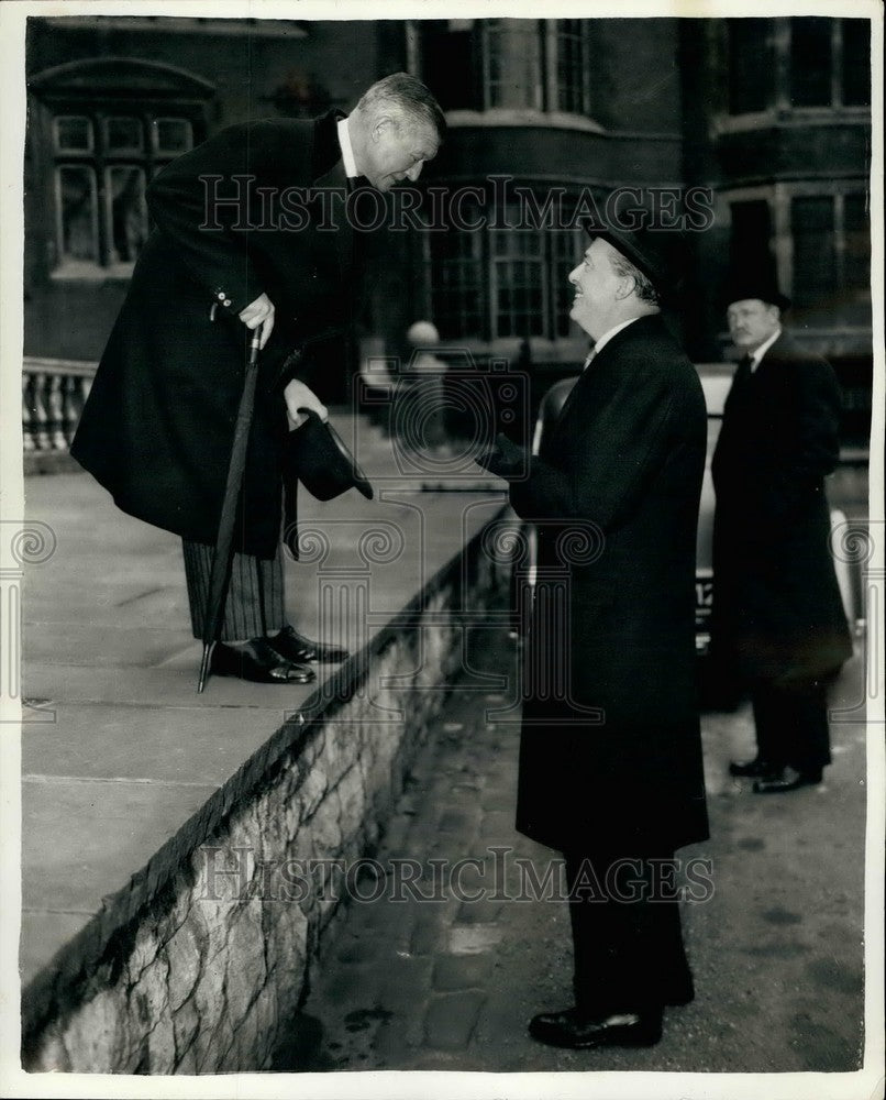 1957, Conservative Party Members at Church House in Westminster - Historic Images