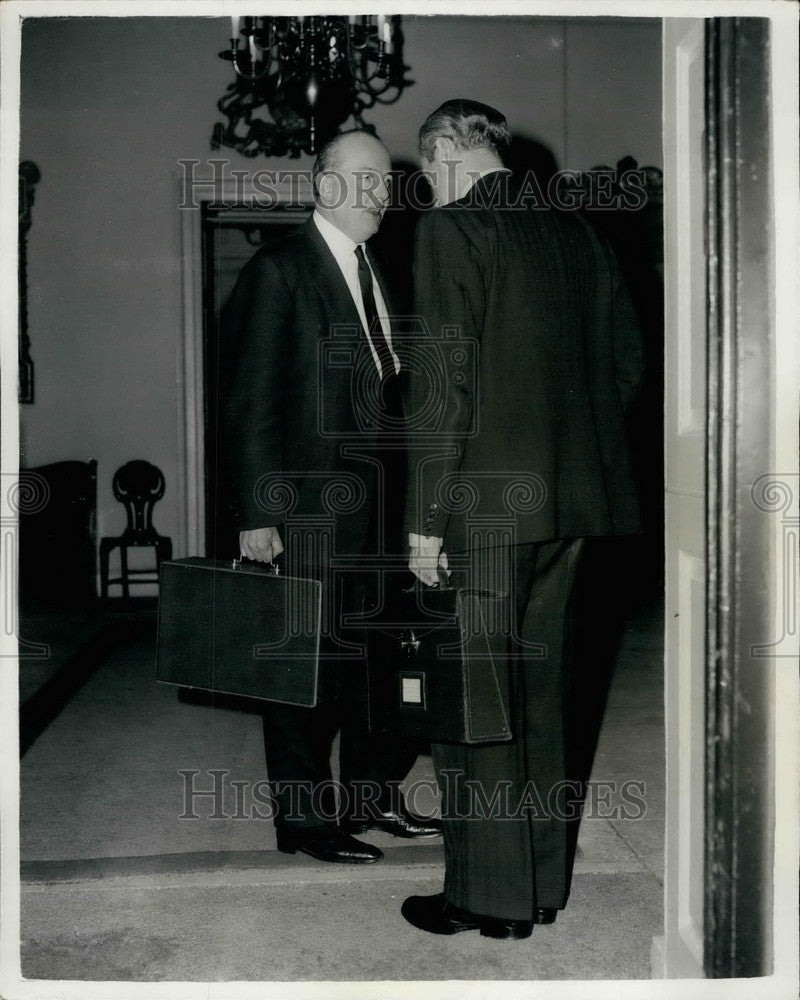 1961 Peter Thorneycroft, the Minister of Aviation, and Duncan Sandys - Historic Images