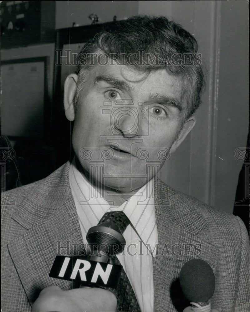 1976, Bill Sirs, General Secretary of the Iron and Steel Confederatio - Historic Images