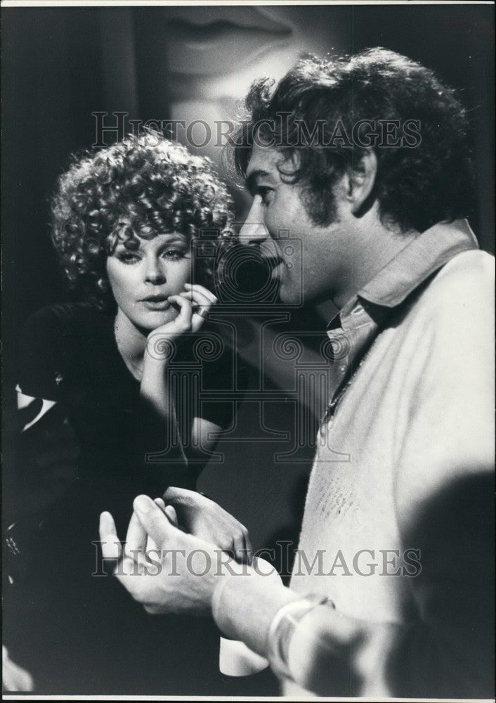 1971 Press Photo Actress Elke Sommer &amp; Michael Pfleghar, director - KSB40379 - Historic Images