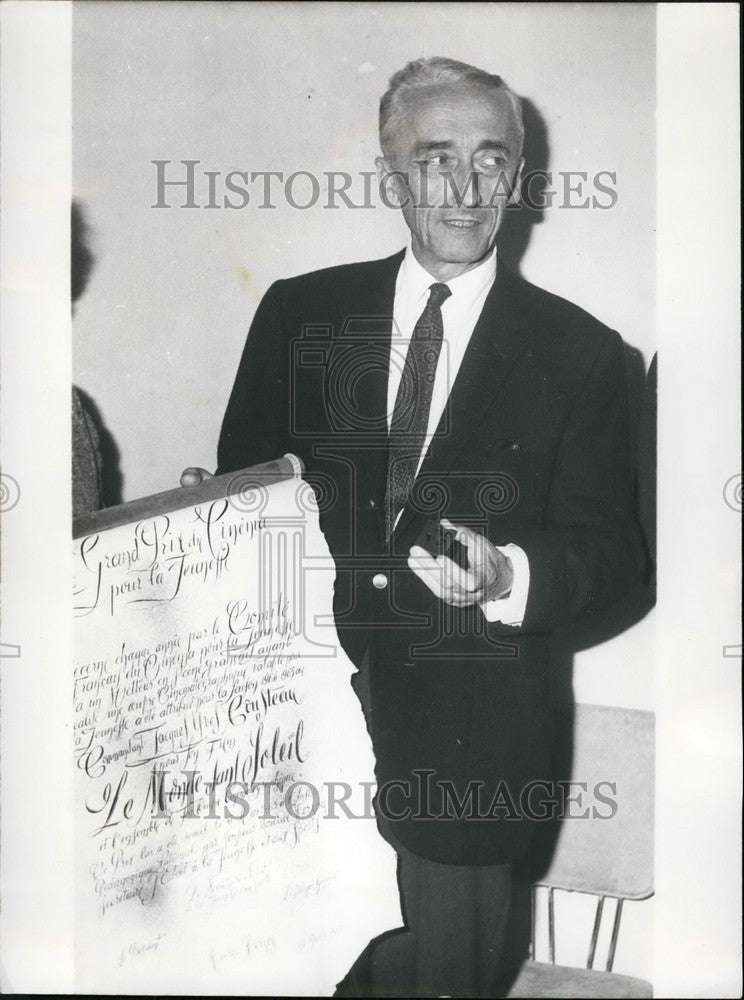 1965 Press Photo Commandant Coustau ,French Deep sea Explorer - KSB40475-Historic Images