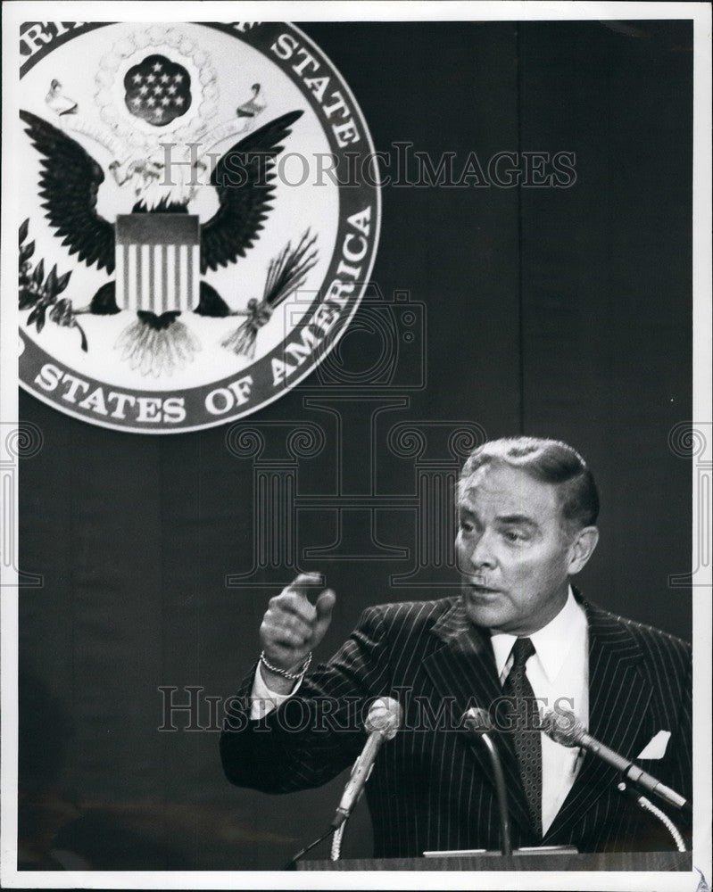 1981, Sec. Haig first press conference - KSB40591 - Historic Images