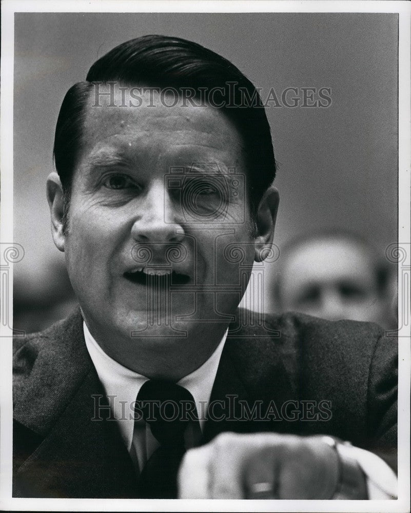 1978 New FBI Director William Webster Talking Emphatically - Historic Images