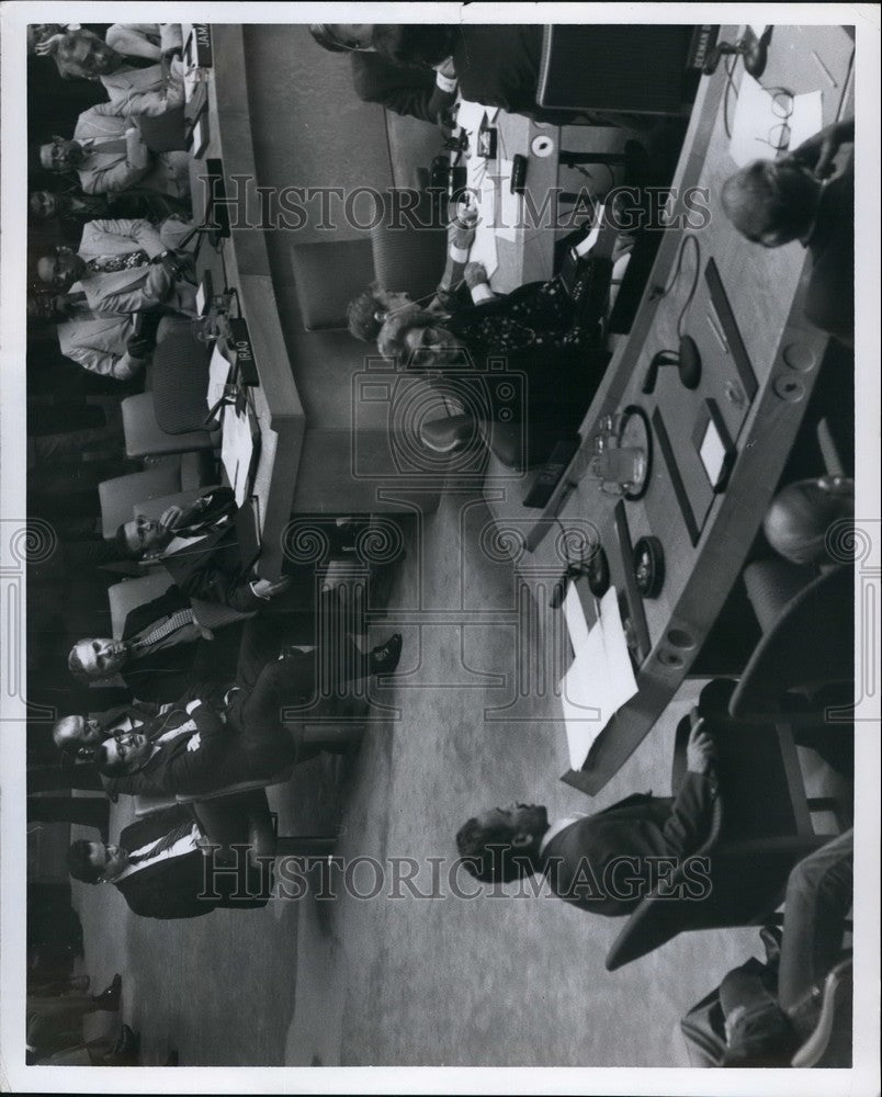 Press Photo United Nations Security Council Meeting Iranian Prime Minister - Historic Images