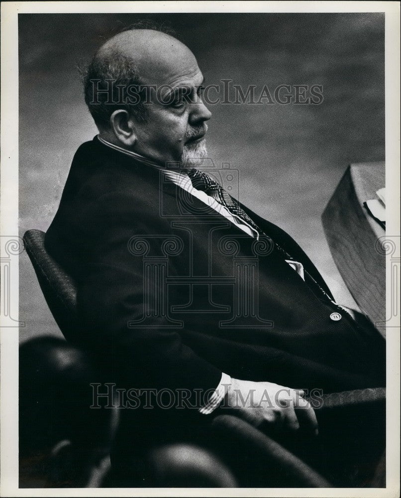 Press Photo U.N. Observer For The P.L.O. Mr. Zehdi Labid Terzi. - KSB41005 - Historic Images