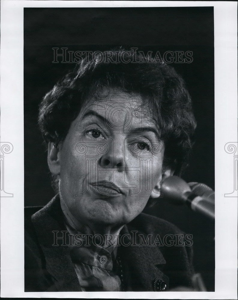 1981 Press Photo US Ambassador Jeane Kirkpatrick - KSB41085-Historic Images