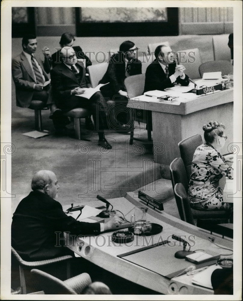 Press Photo observer to the UN for the PLO Zehdi Labib Terzi - KSB41137-Historic Images
