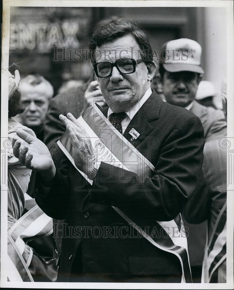 1981 Press Photo NYC, Labor Day Parade Lane Kirkland, - Historic Images