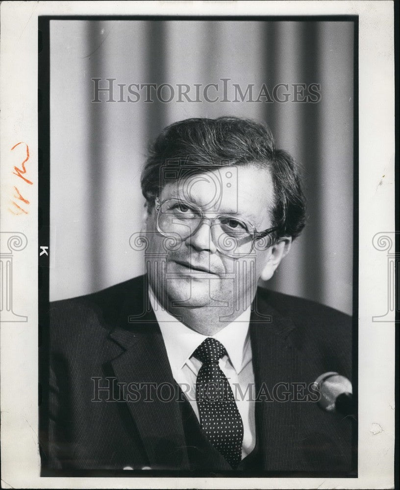 Press Photo New Zealand Prime Minister David Lange - Historic Images