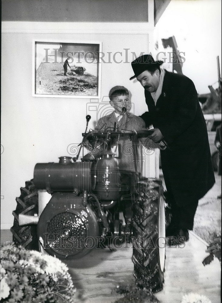 1960, Bavarian minister of Economics Dr. Schedl at Exhibition - Historic Images