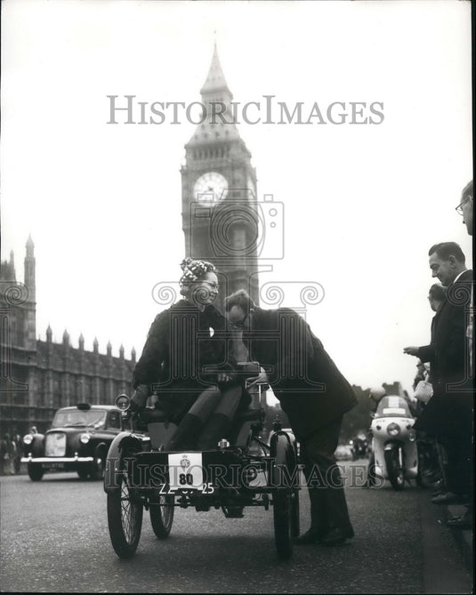 1969 Mr.C.T. Steffelaur  & his 1901 De Dion Bouton car - Historic Images