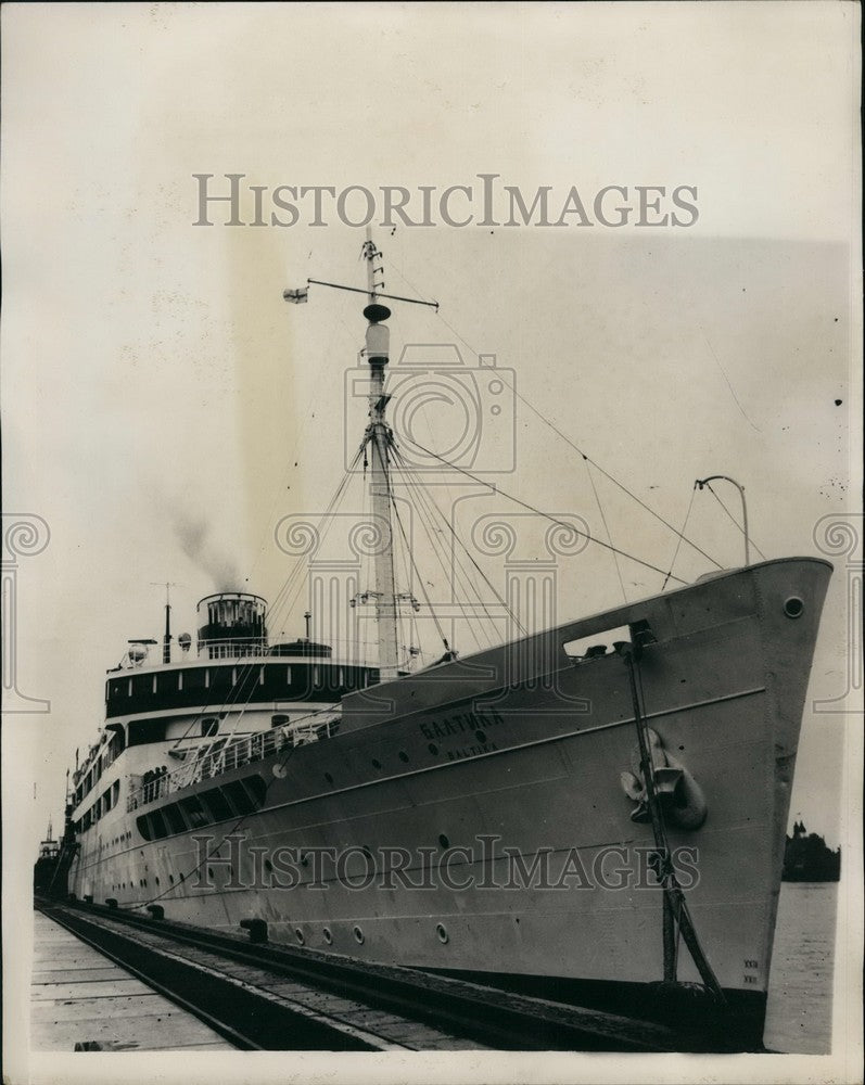 1962 The Russian ship, Ballika, - Historic Images