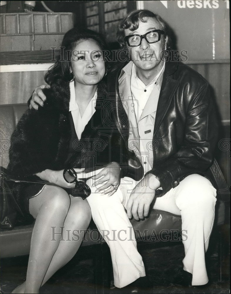 1969, Actor Michael Caine, Melinda Feliciano - KSB42445 - Historic Images