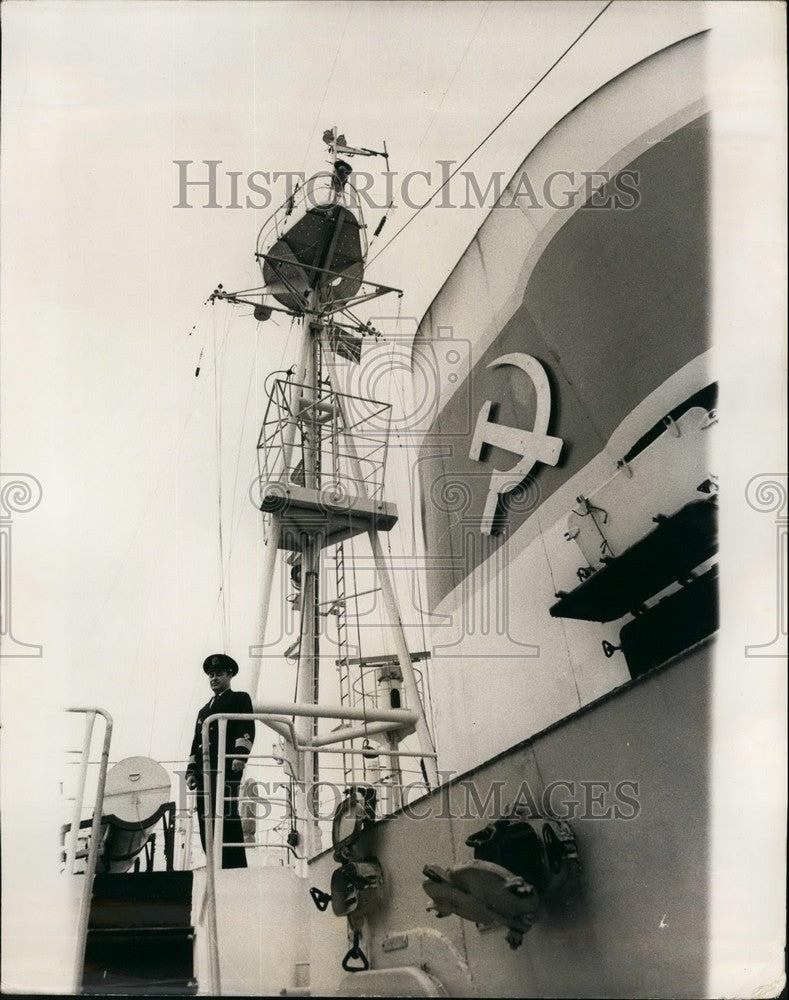 1969 Russian Vessel Persey III Captain Fyodor Jamaletdinov - Historic Images