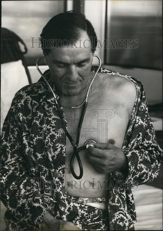 1968 Fred West Britain's First Heart Transplant Patient  - Historic Images