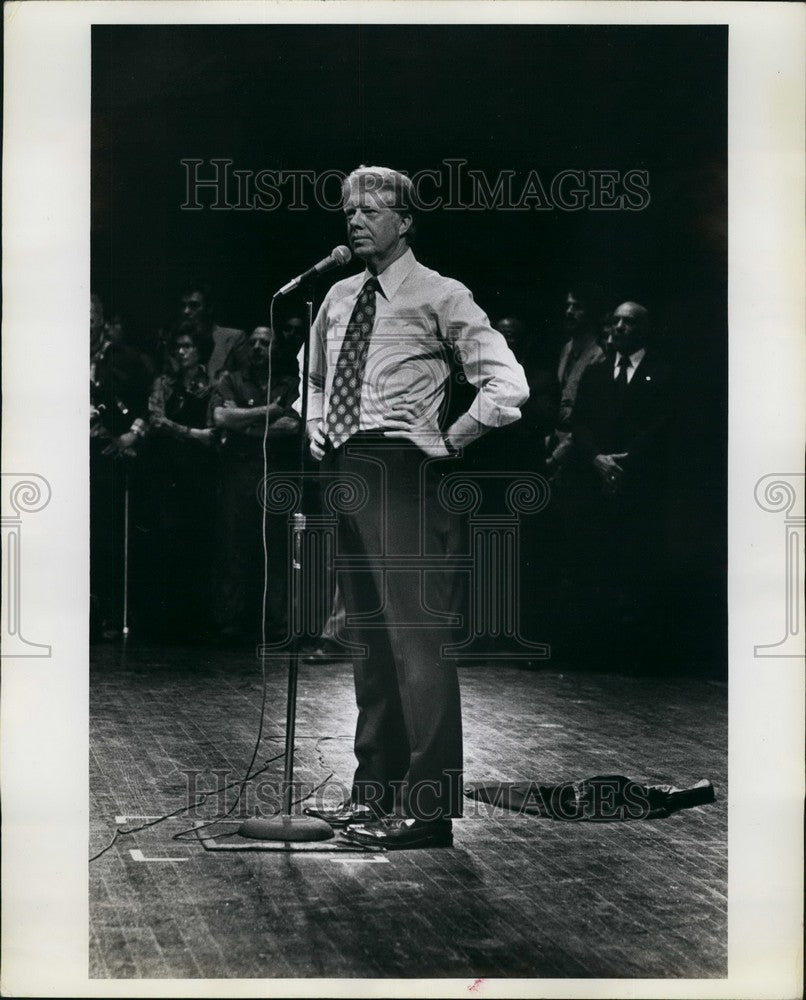 1976, Presidential Candidate Jimmy Carter Campaign Brooklyn College - Historic Images