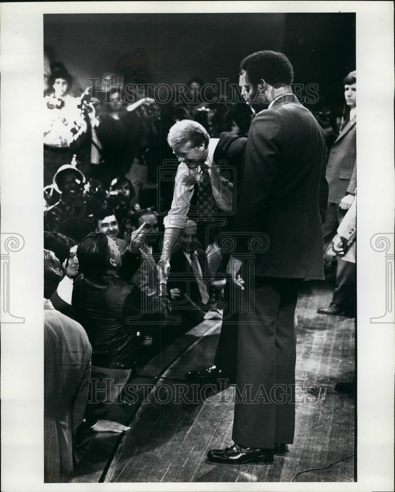 1976 Press Photo Brooklyn College Presidential Candidate Jimmy Carter Campaign-Historic Images