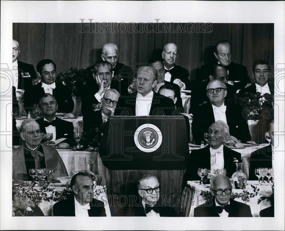 1976 President Ford Speech Annual Dinner Alfred E. Smith Foundation - Historic Images