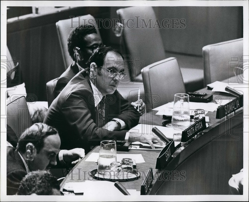 1979 Press Photo Deputy Permanent Rep for South Africa, Mr. J. Adriaan Eksteen-Historic Images