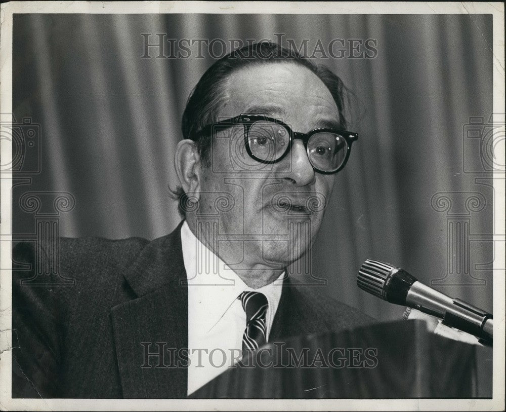 Press Photo Dr. Alan Greenspan,President Reagan's economic policy advisor-Historic Images