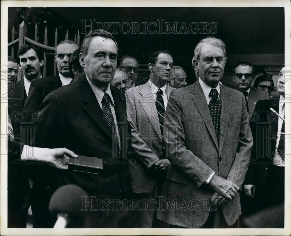 1978, Gromyko & Vance at the Soviet mission to the UN - KSB43769 - Historic Images