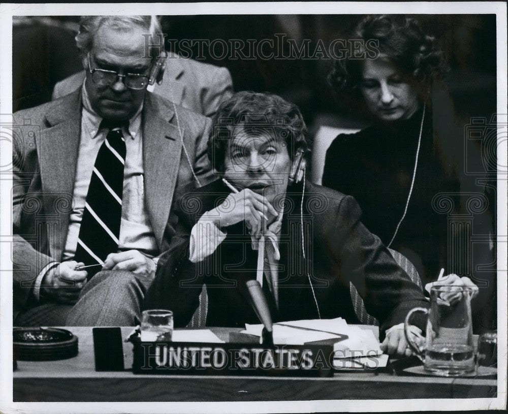 1981 American Ambassador to the United Nations Jeane J. Kirkpatrick-Historic Images