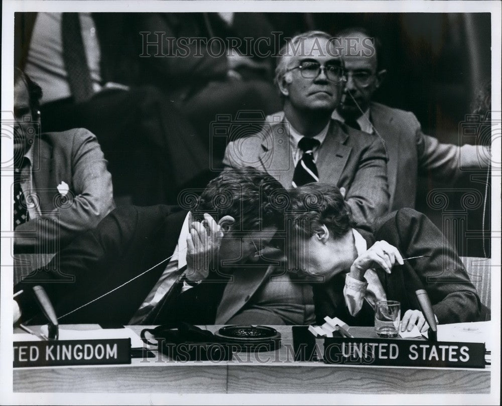 Press Photo US Amb Jeanne Kilpatrick at the UN - KSB43809 - Historic Images
