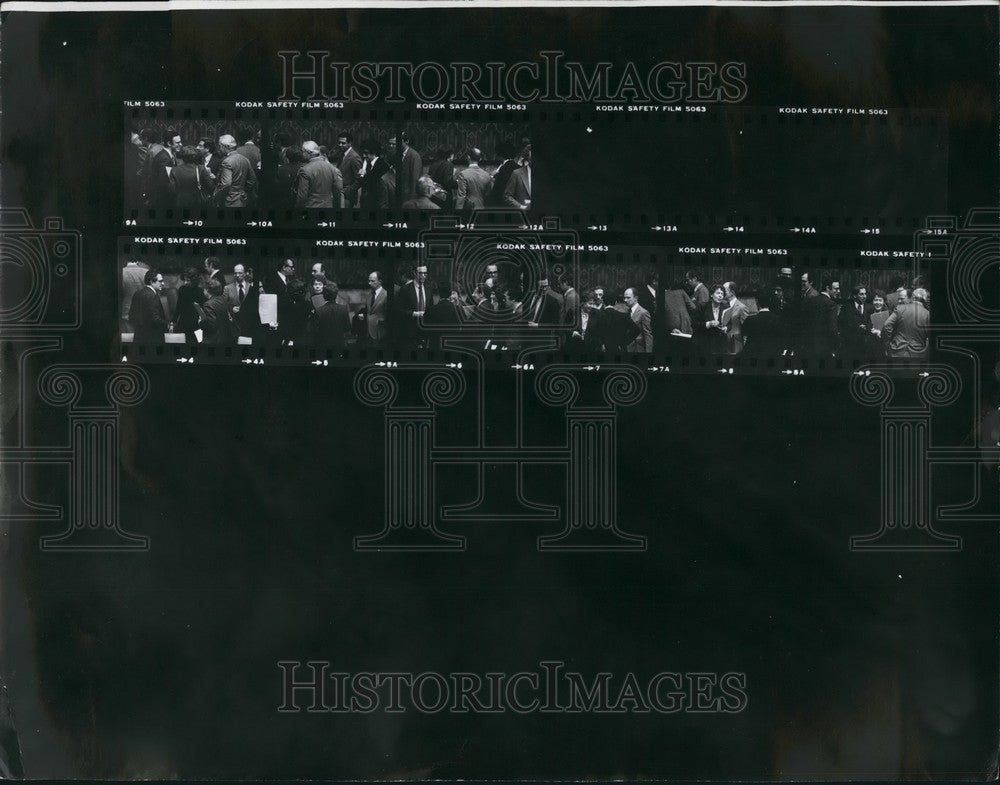 Press Photo Group of film shots of a United Nations assembly - KSB43991 - Historic Images