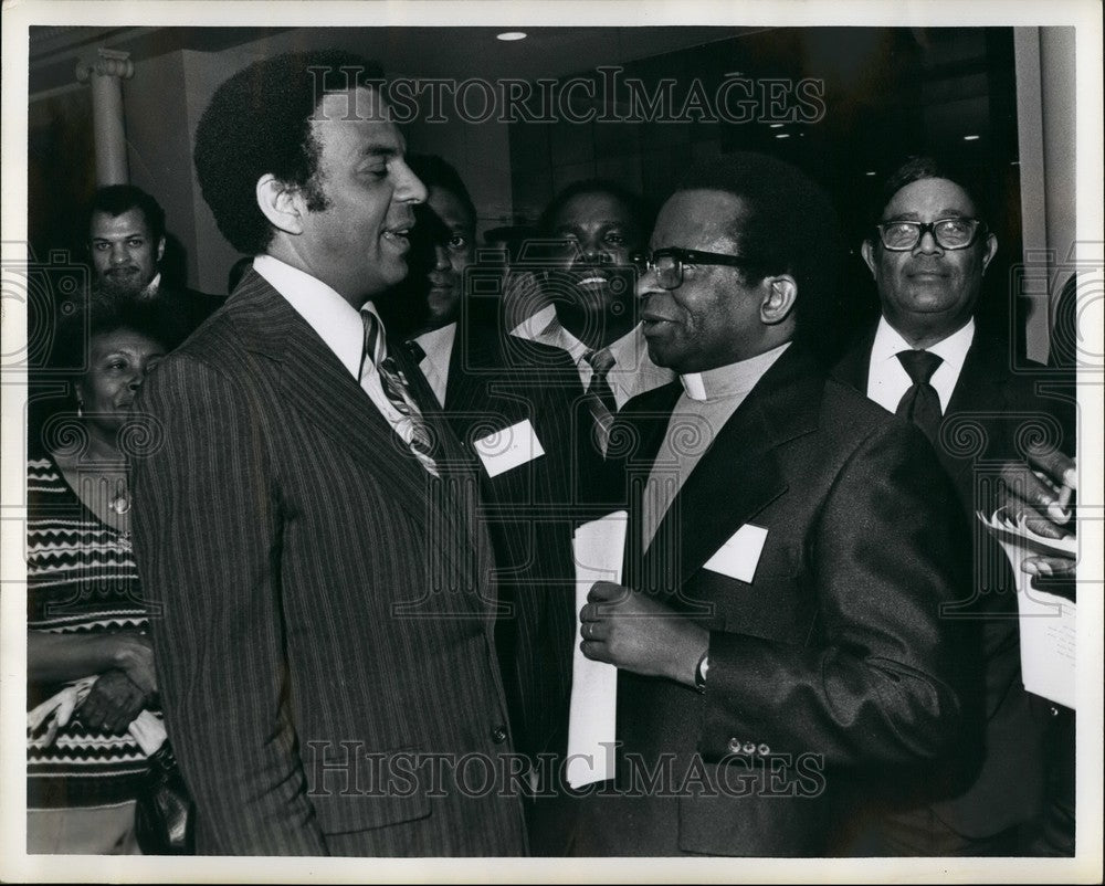 1978 Bishop Abel Muzorewa/Ambassador Andrew Young/Mayor Atlanta - Historic Images