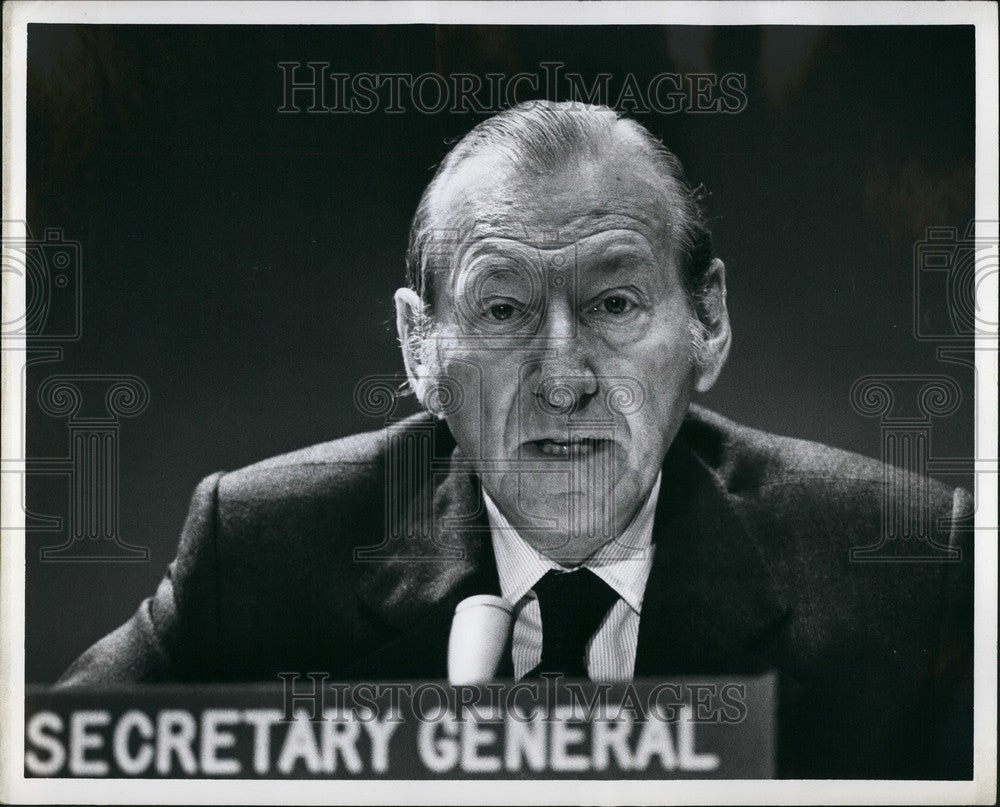 Kurt Waldheim, UN Secretary General  - Historic Images