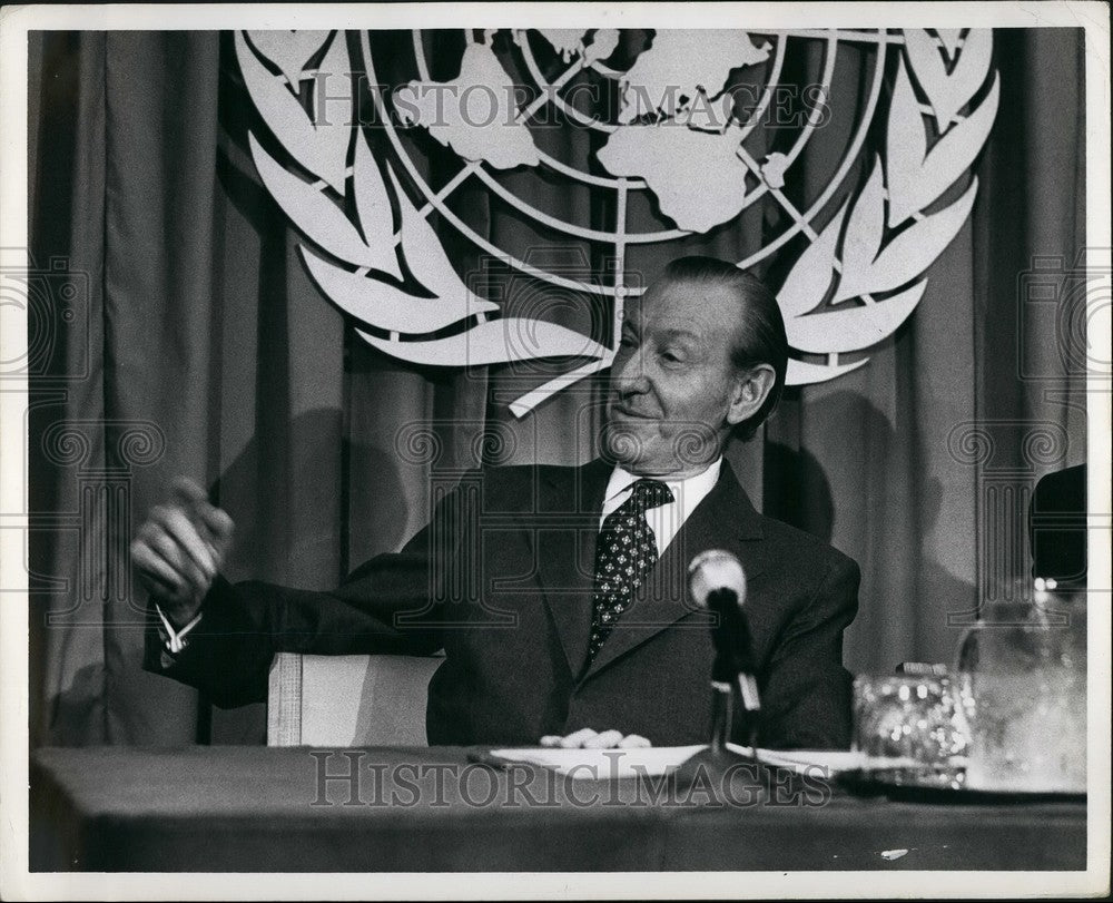 1978 Press Photo UN Sec. Gen. Waldheim announces Namibia agreement - KSB44417-Historic Images