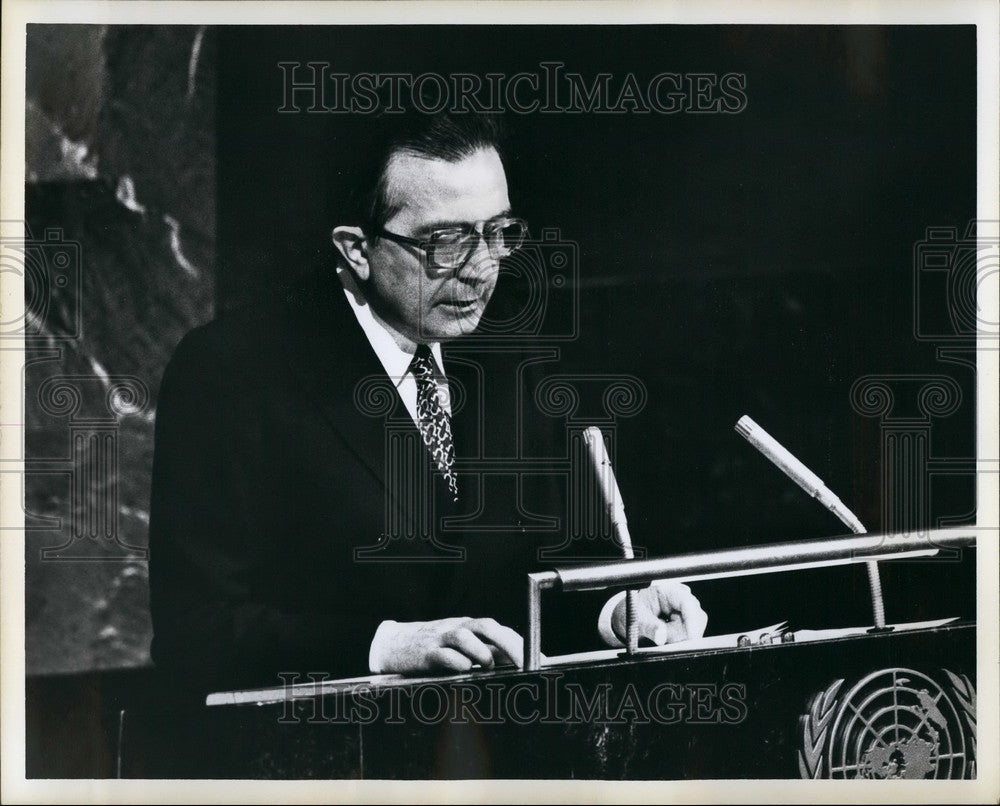 1978, Italian Premier ,Giulio Andreotti at the UN - KSB44453 - Historic Images