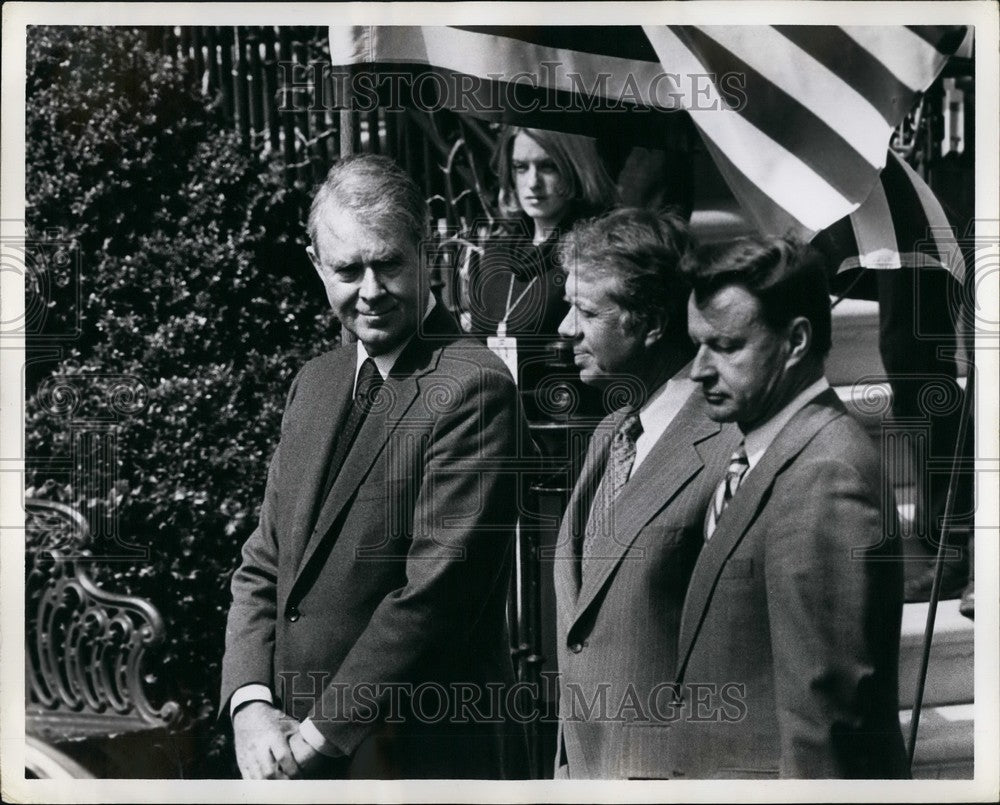 1978, Cyrus Vance, Jimmy Carter, Zbigniew Brzezinsk - KSB44493 - Historic Images