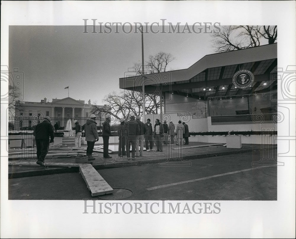 1977 Press Photo President Jimmy Carter Inauguration - KSB44547-Historic Images