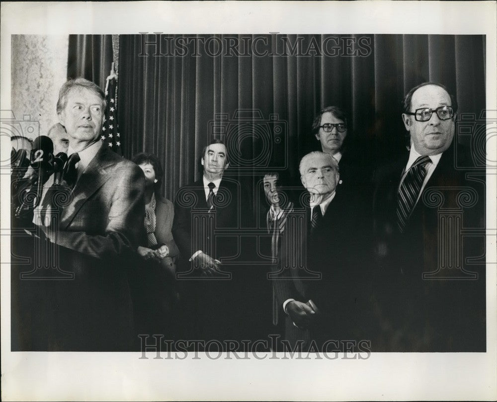 1976 Press Photo Jimmy Carter Democratic Delegation - KSB44555-Historic Images