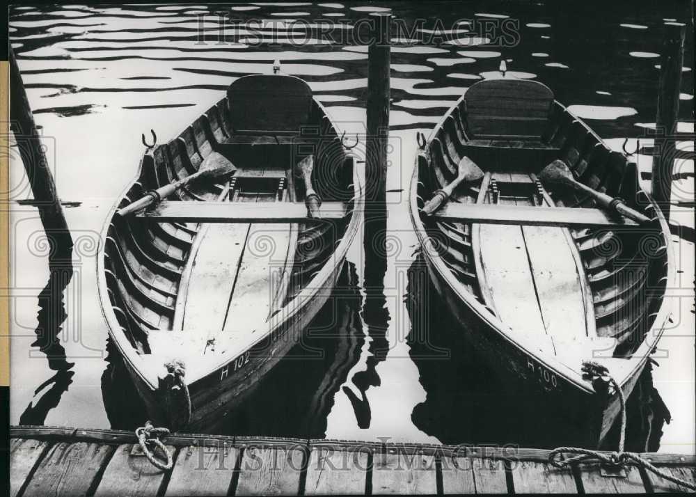 1967 Boats on the Alster. - Historic Images