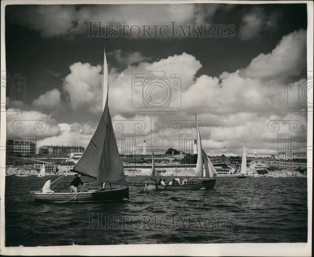 1953 Plymouth Regatta Sailing Races - Historic Images