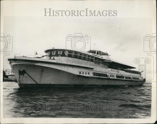 1953 Russian Diesel Vessel "Voskhod" Moscow Built For Russian Canals - Historic Images