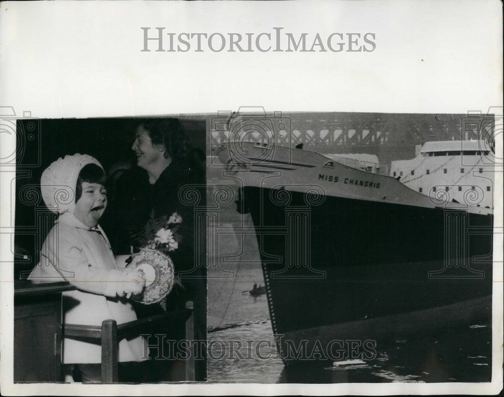 1959 Eugenia Launches A Cargo Ship-And She Is Not yet Two Years Old - Historic Images