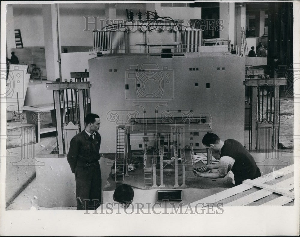 1953 Model Of British Atomic Pile - Historic Images