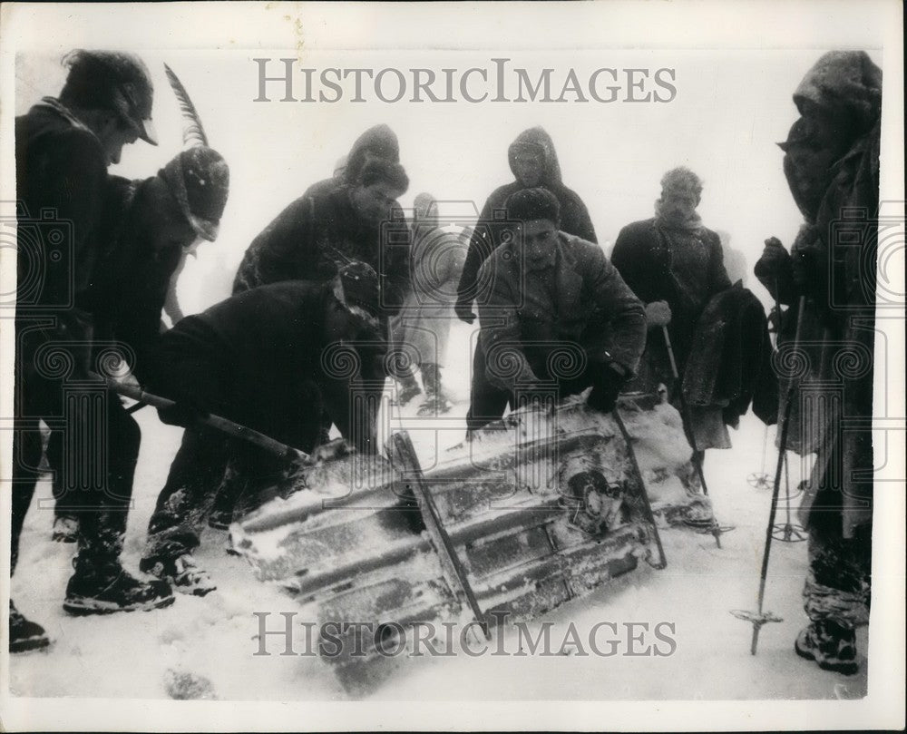 1955 29 Die In Belgian Sabana Airliner Crash To Rome-Wreckage - Historic Images