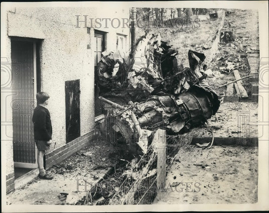 Press Photo air liner crash flight fifteen people - Historic Images
