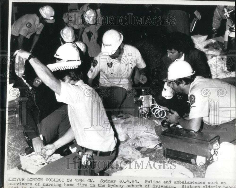 1980 nursing home fire in the Sydney Suburd of Sylvania - Historic Images