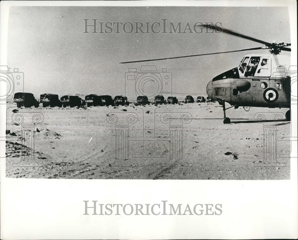 1967 U.A.R.  Forces Move to Sanai During Middle East Crisis - Historic Images